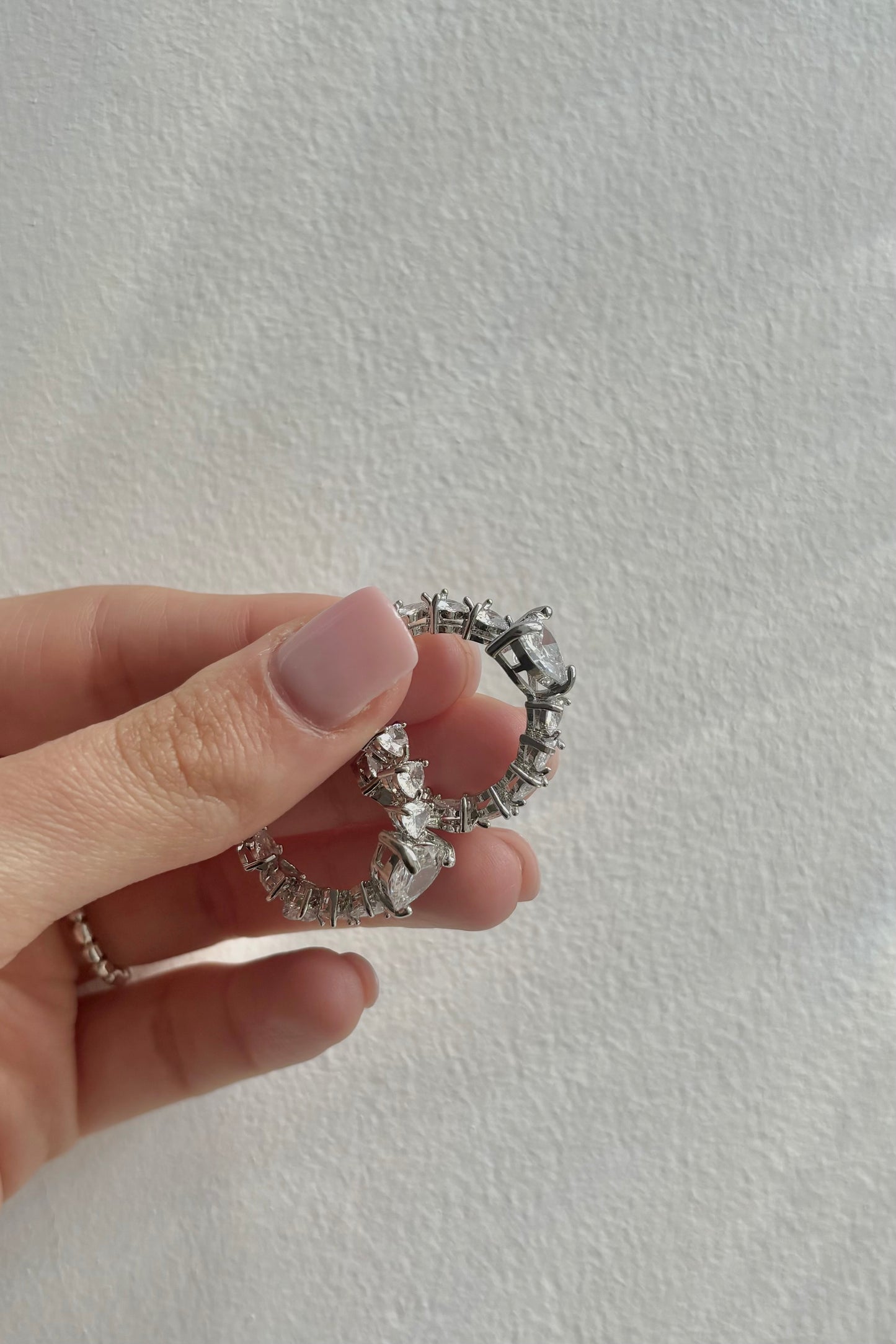 orecchini CUORE STRASS