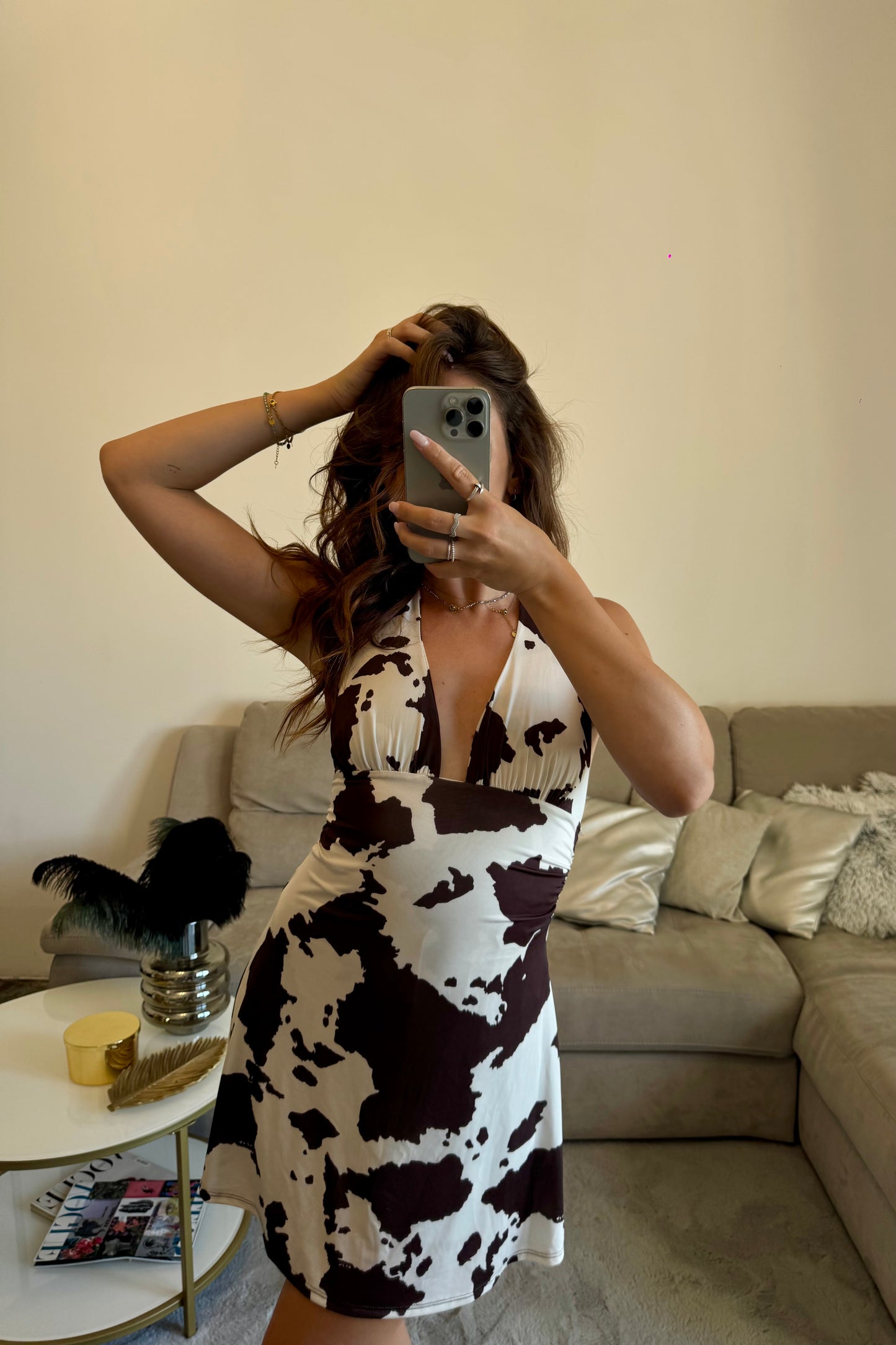SPOTTED DRESS