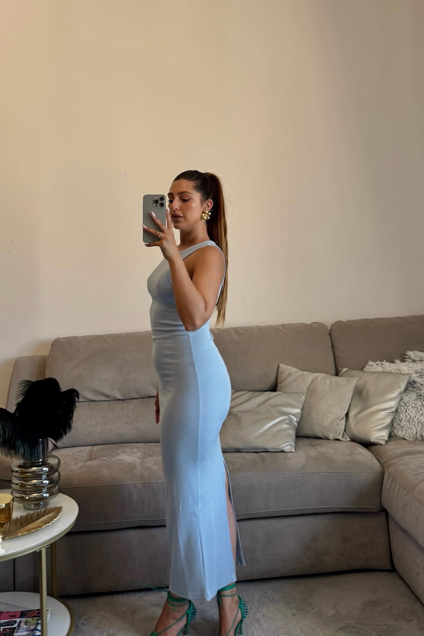 SKY LONG DRESS lumina