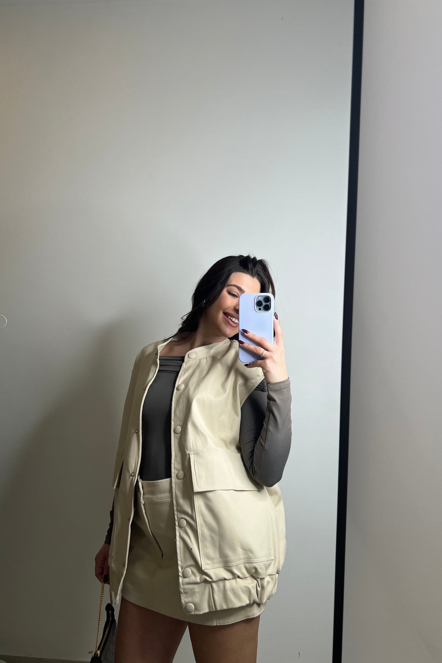 GILET beige