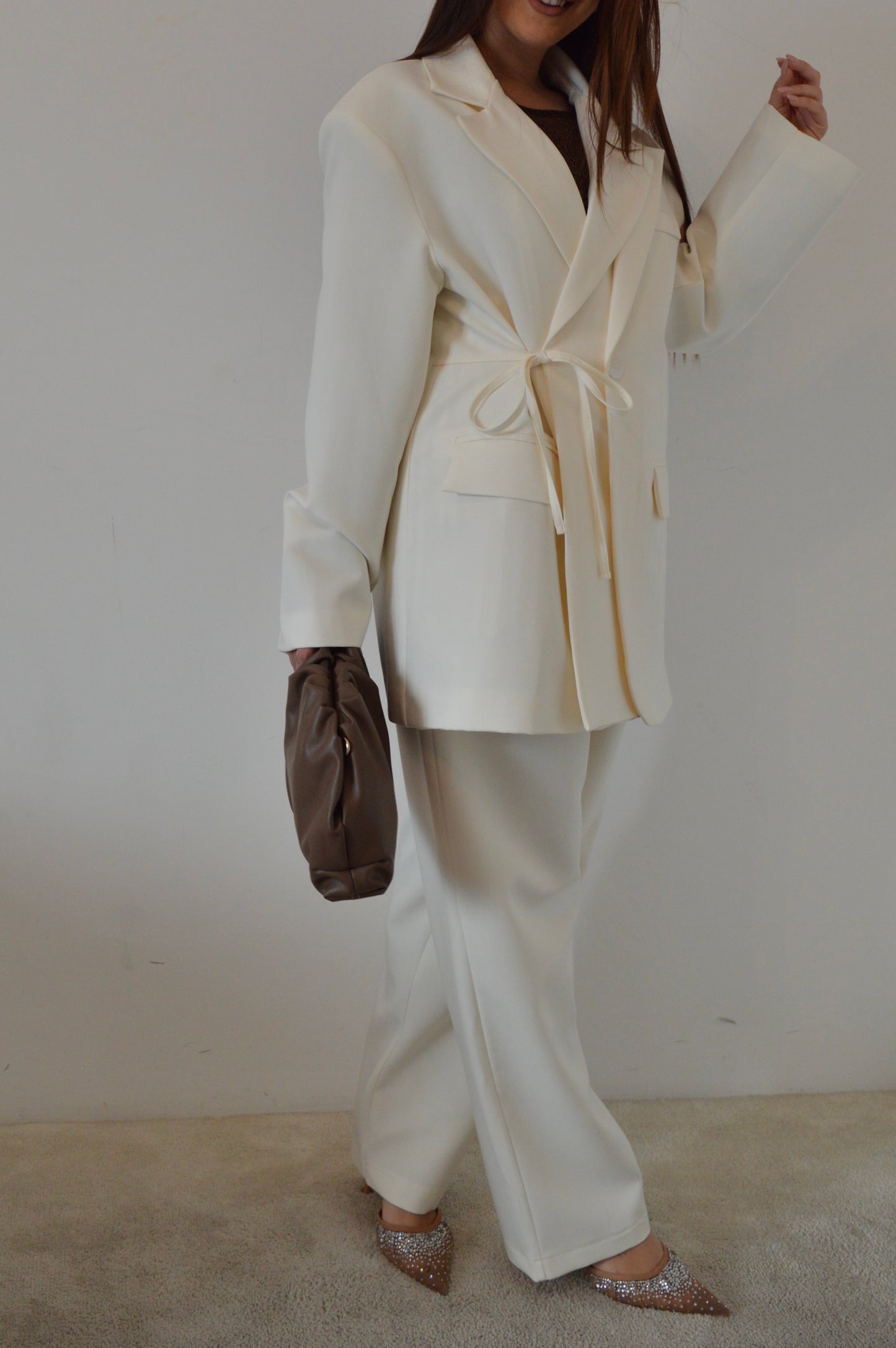 Pantalone da coordinato PANNA