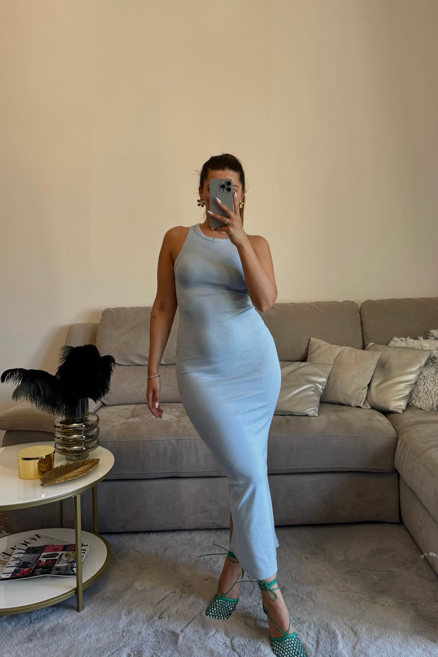 SKY LONG DRESS lumina