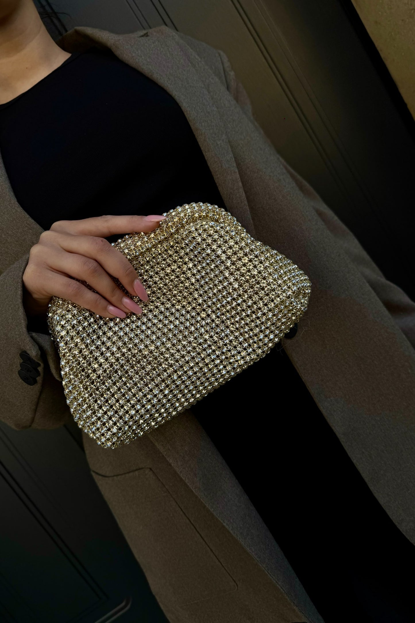 STRASS BAG ORO