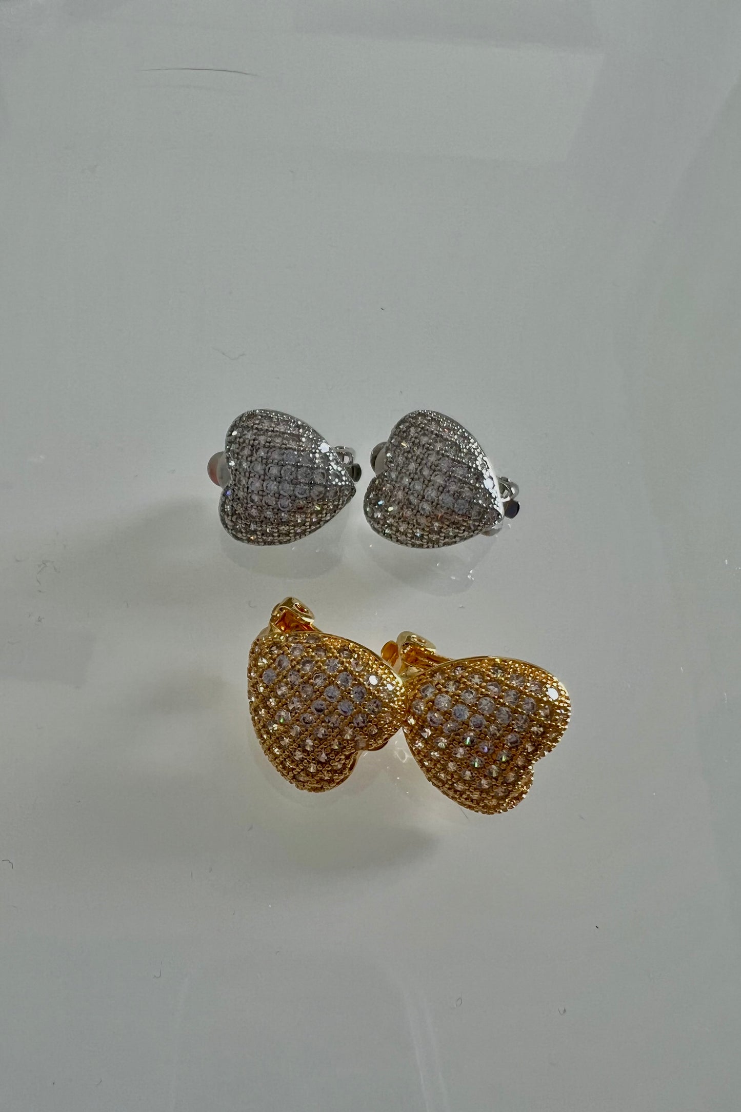 Orecchini a CUORE PICCOLI CLIP