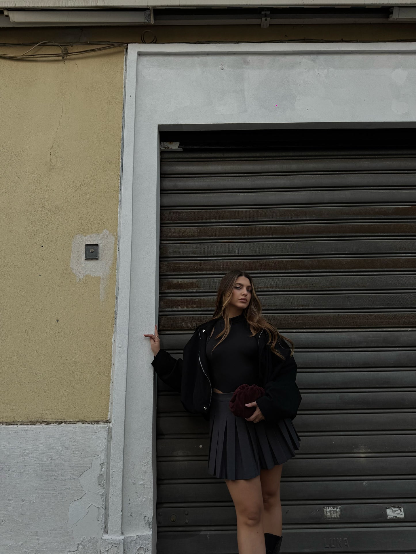 Giacca BOMBER in suede