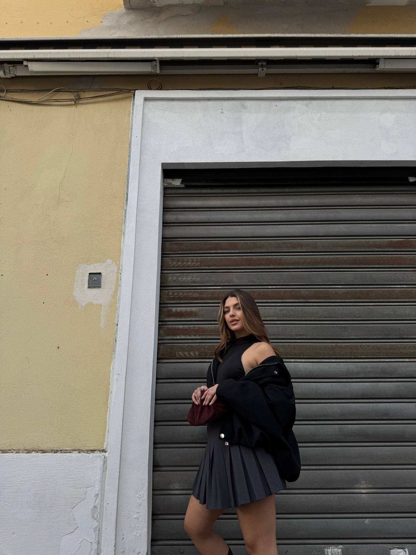 Giacca BOMBER in suede