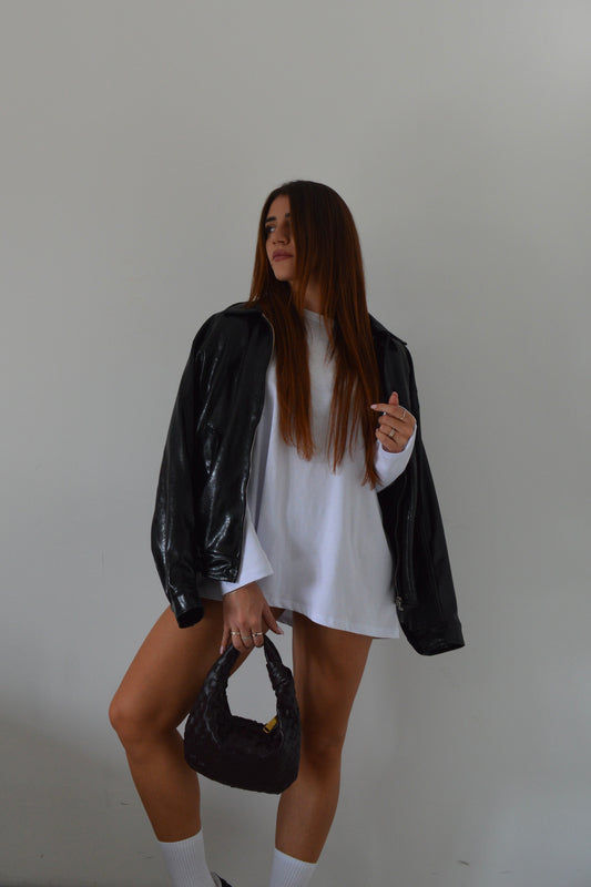 Maglietta bianca con spalline