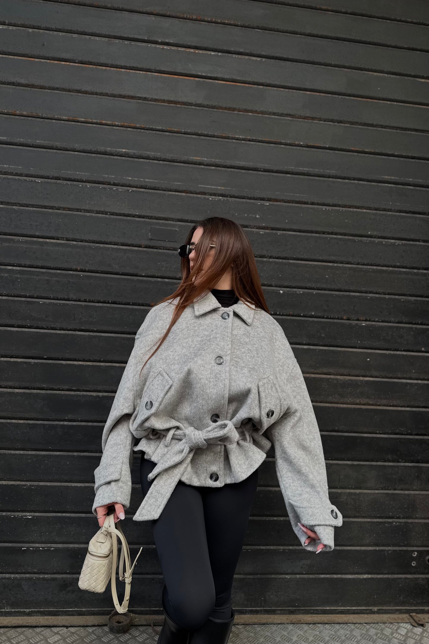 BOMBER lumina grey