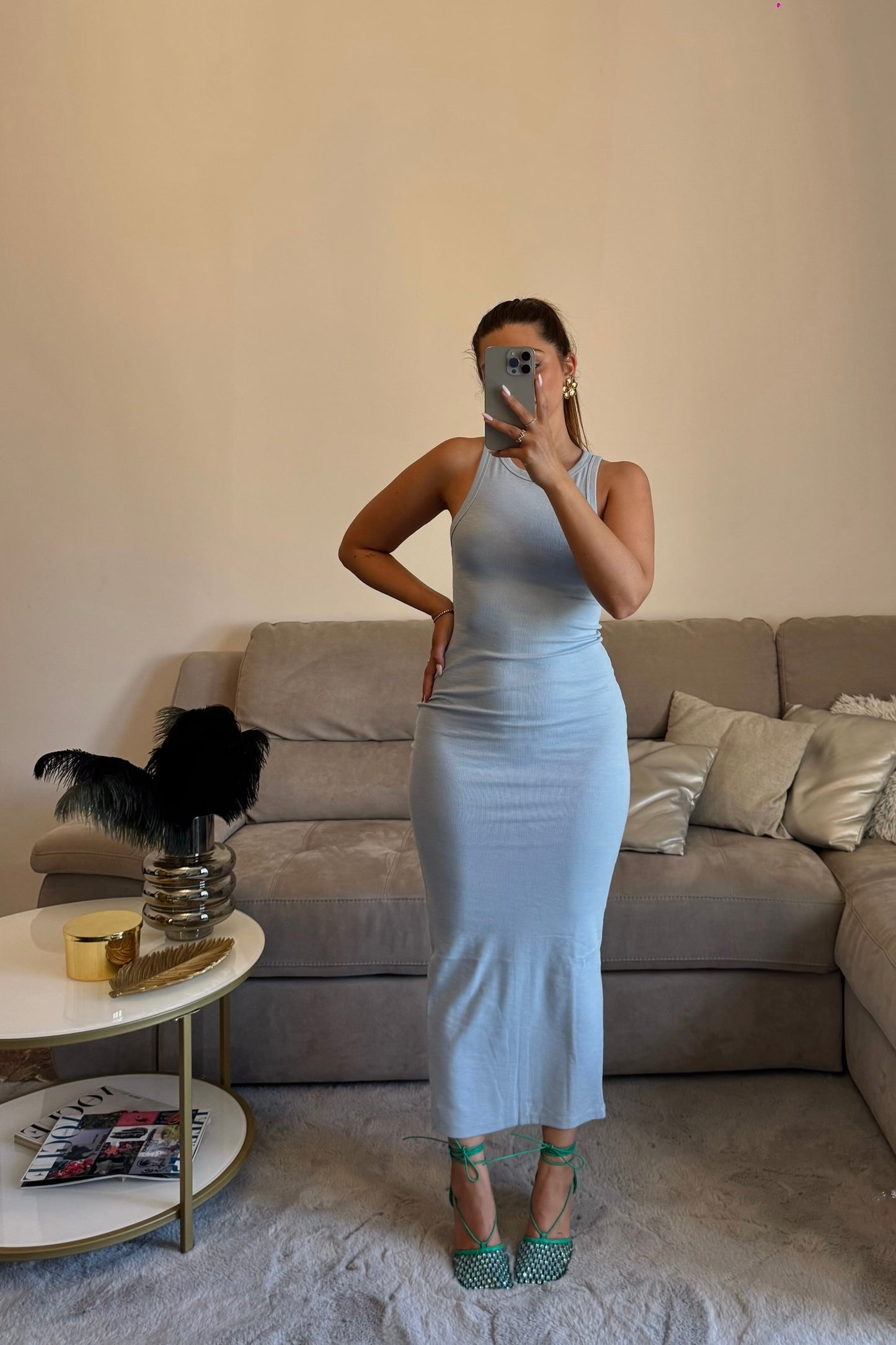 SKY LONG DRESS lumina