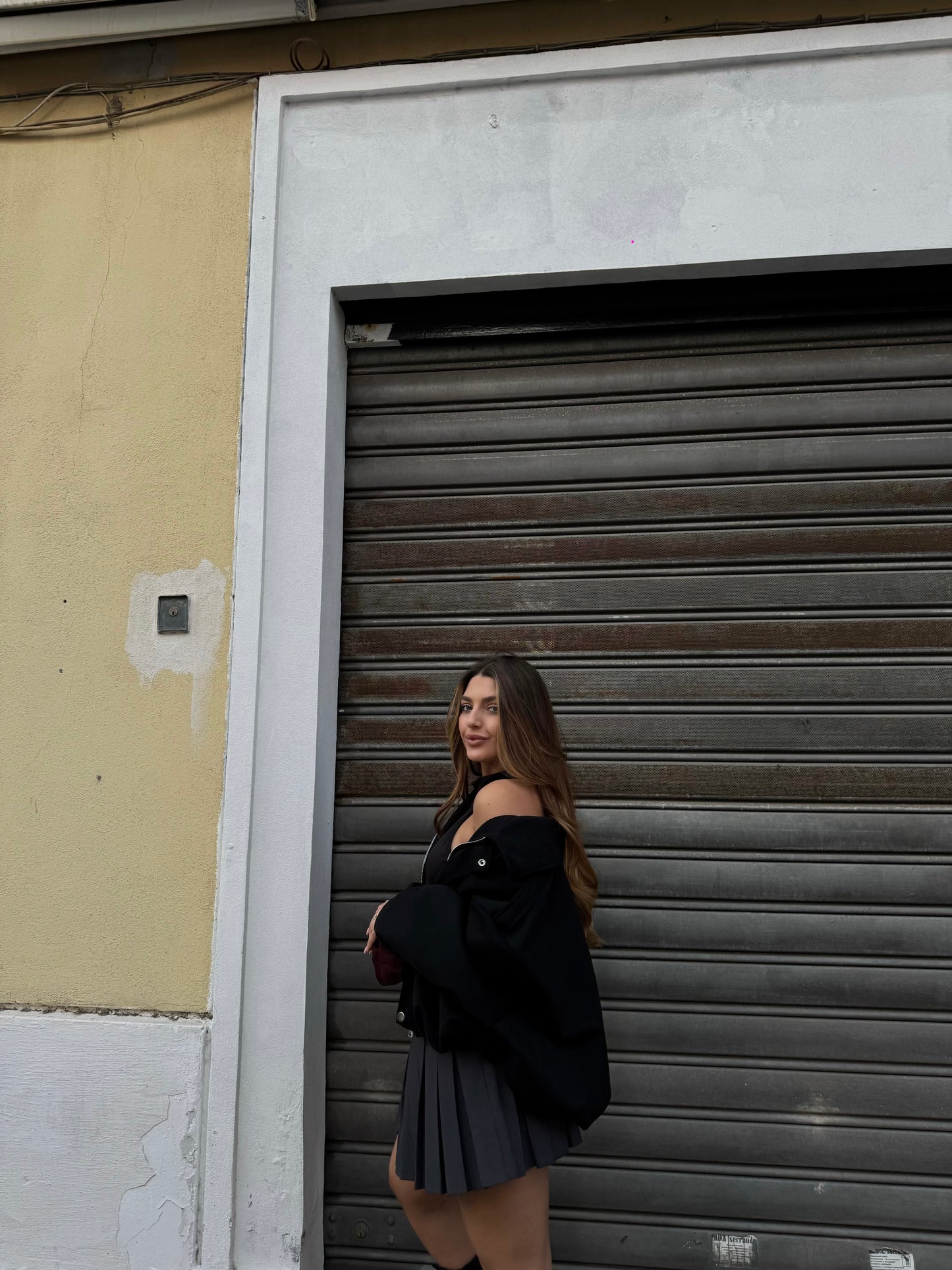 Giacca BOMBER in suede